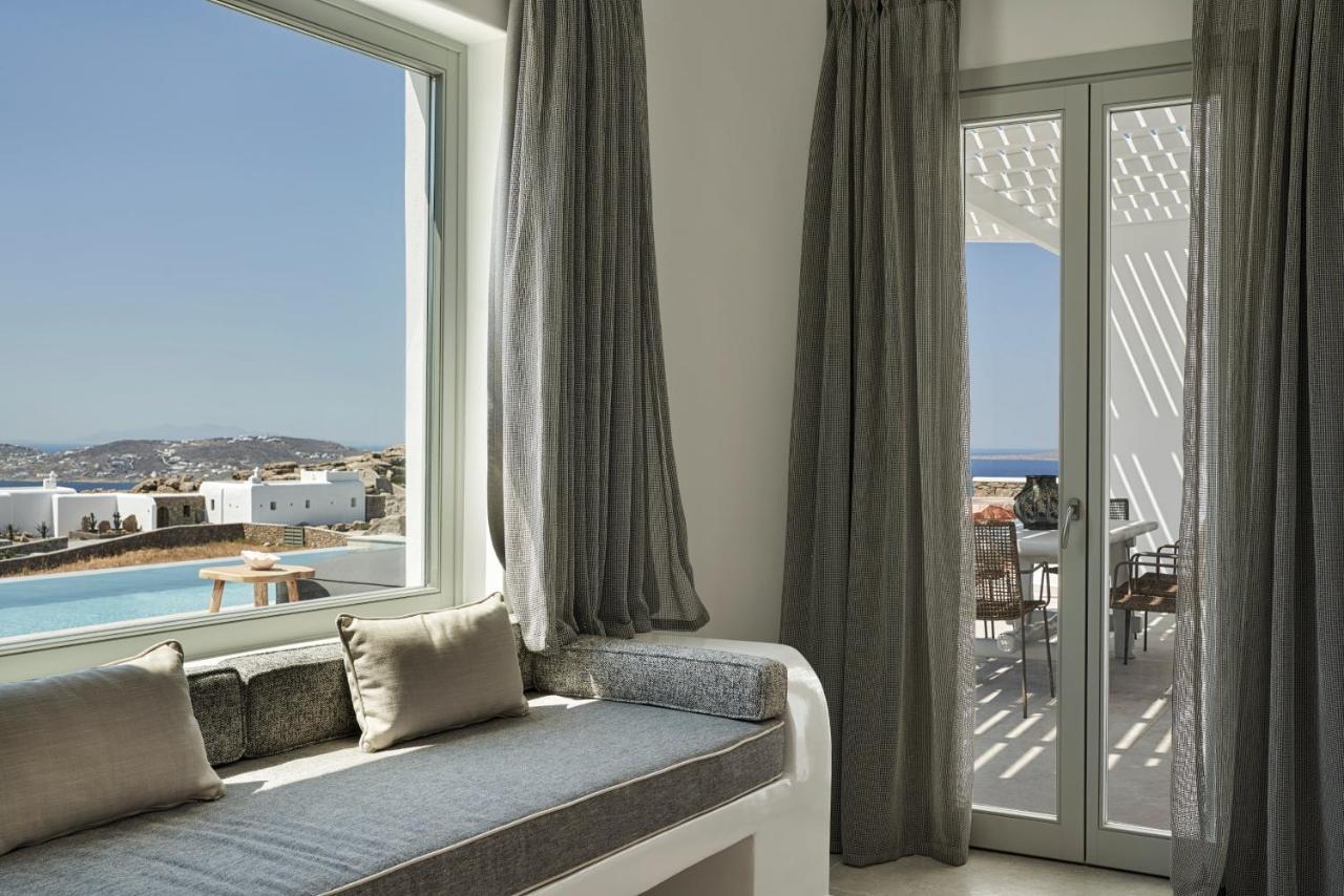 Annez Villa With Private Pool Panoramic Sea View Mykonos Town Zewnętrze zdjęcie